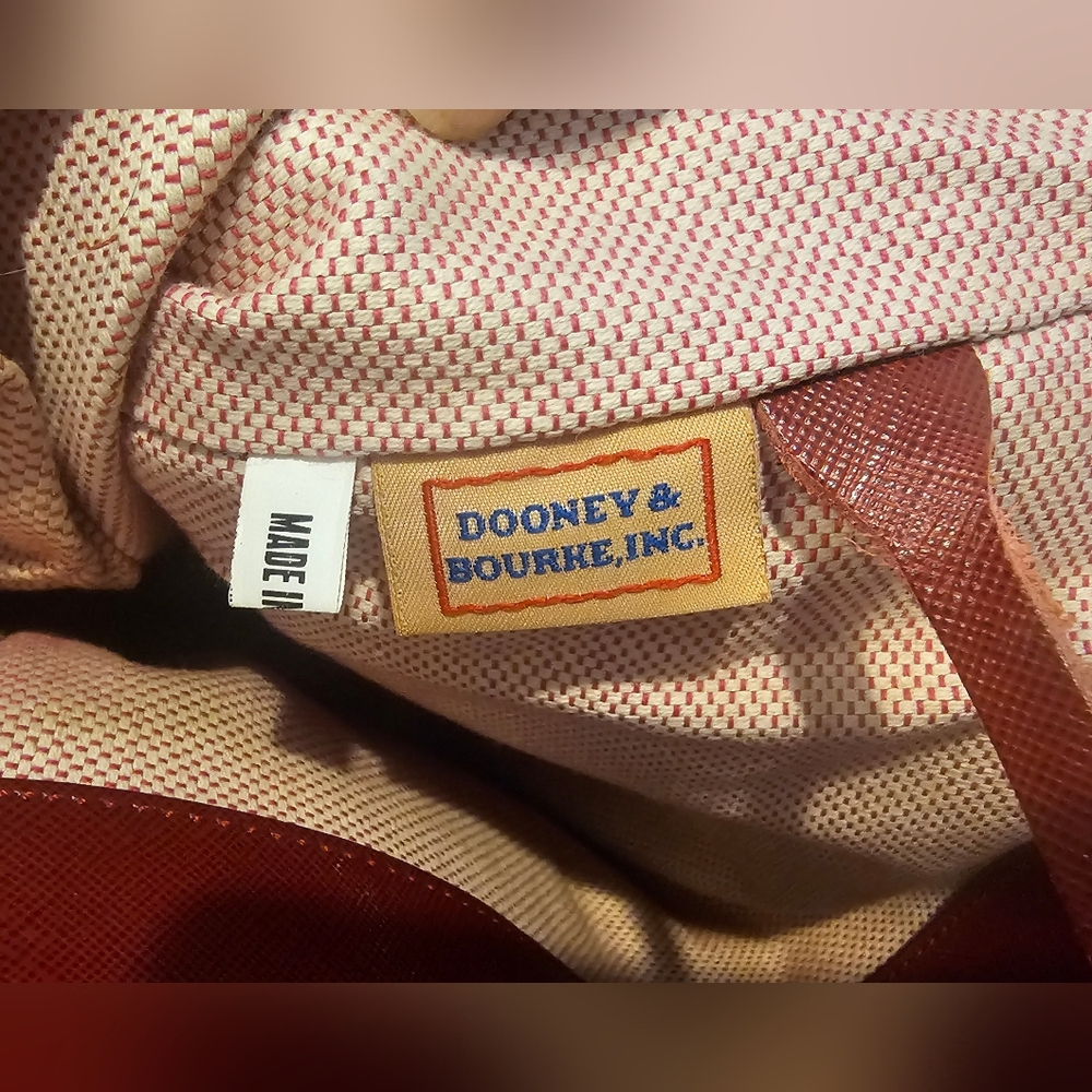 LTD EDITION Vintage Dooney & Bourke DB Monogram Heart Tote Shoulder Bag - Picture 5 of 12